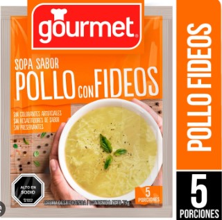 Sopa Sabor Pollo con Fideos Gourmet 70g